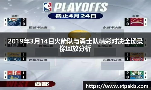 2019年3月14日火箭队与勇士队精彩对决全场录像回放分析